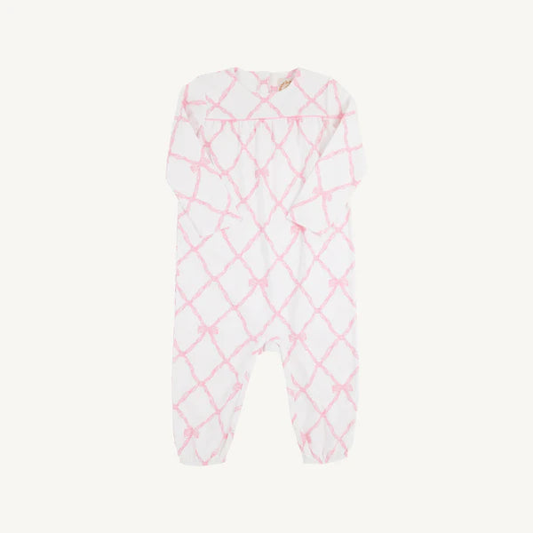 LS Penny's Playsuit Belle Meade Bow, Pier Party Pink
