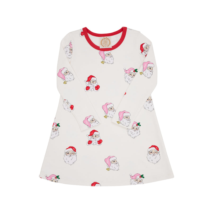 LS Polly Play Dress Dear Santa