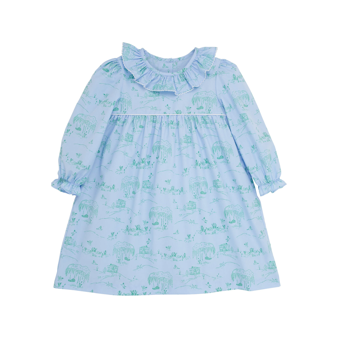 LS Ramona Ruffle Dress Germantown Toile