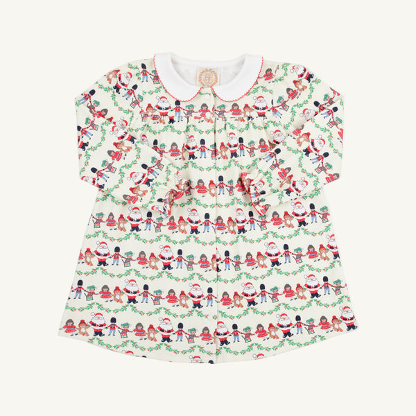 LS Tabitha's Teacher's Pet Dress Toying Around, Worth Ave White, Richmond Red