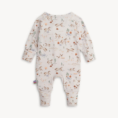 Born to Run Magnetic Right Fit Footie