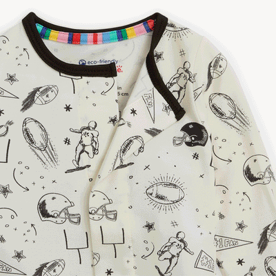 Natural Game Day Modal Magnetic Coverall