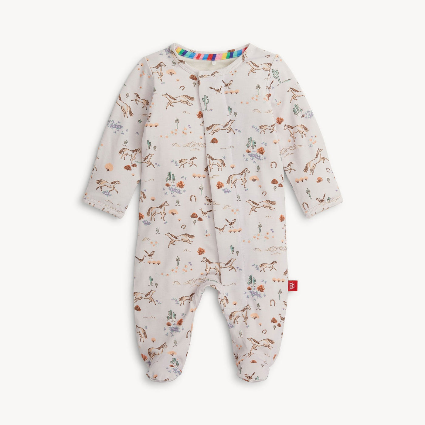 Born to Run Magnetic Right Fit Footie