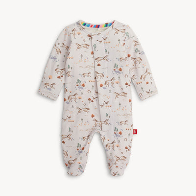 Born to Run Magnetic Right Fit Footie