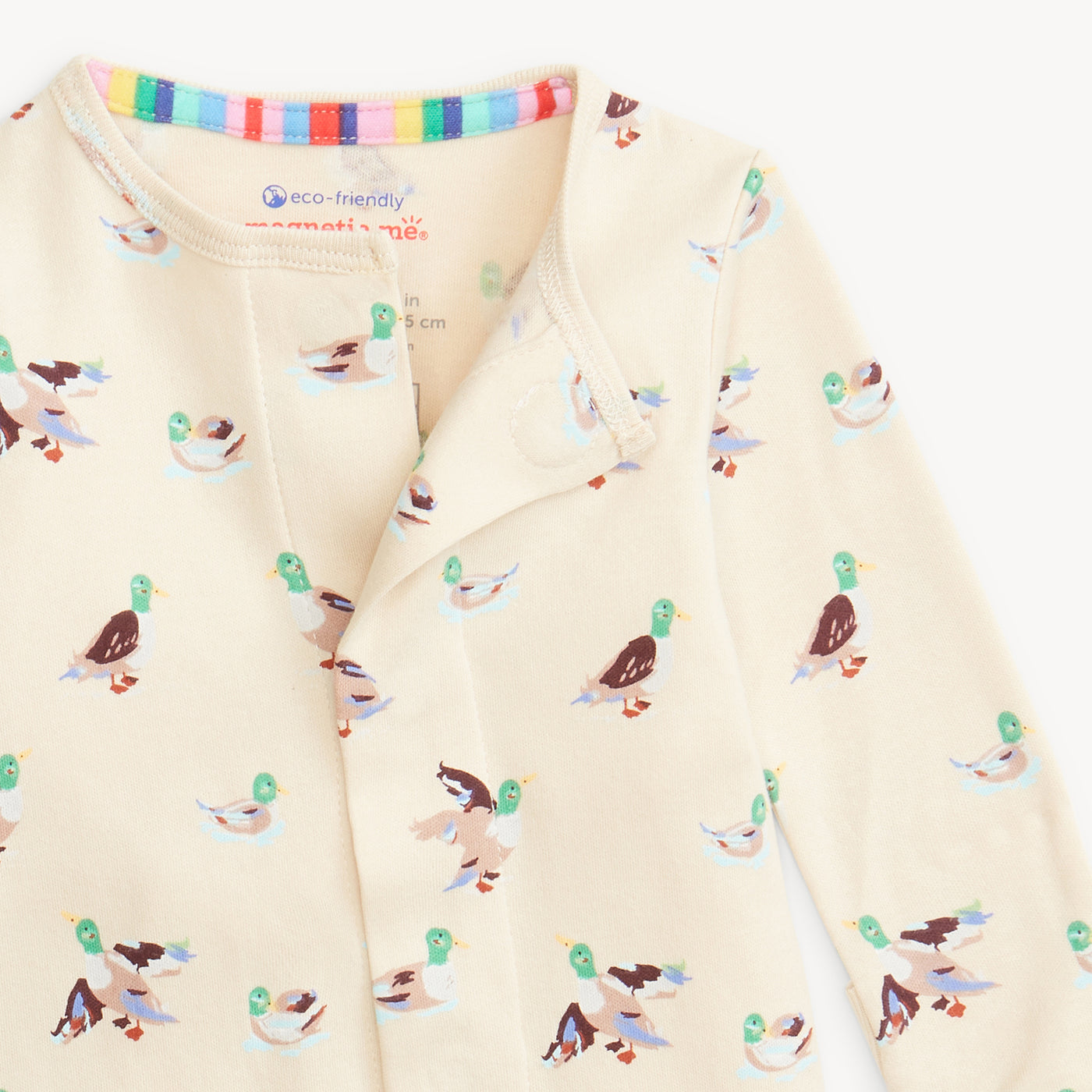 Quack Me Up Organic Cotton Magnetic Coverall