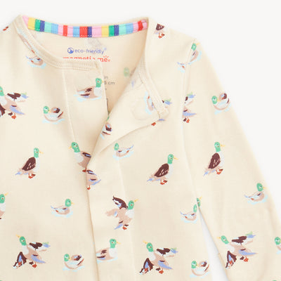 Quack Me Up Organic Cotton Magnetic Coverall