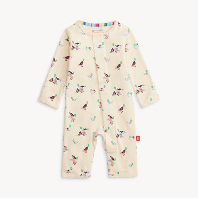 Quack Me Up Organic Cotton Magnetic Coverall