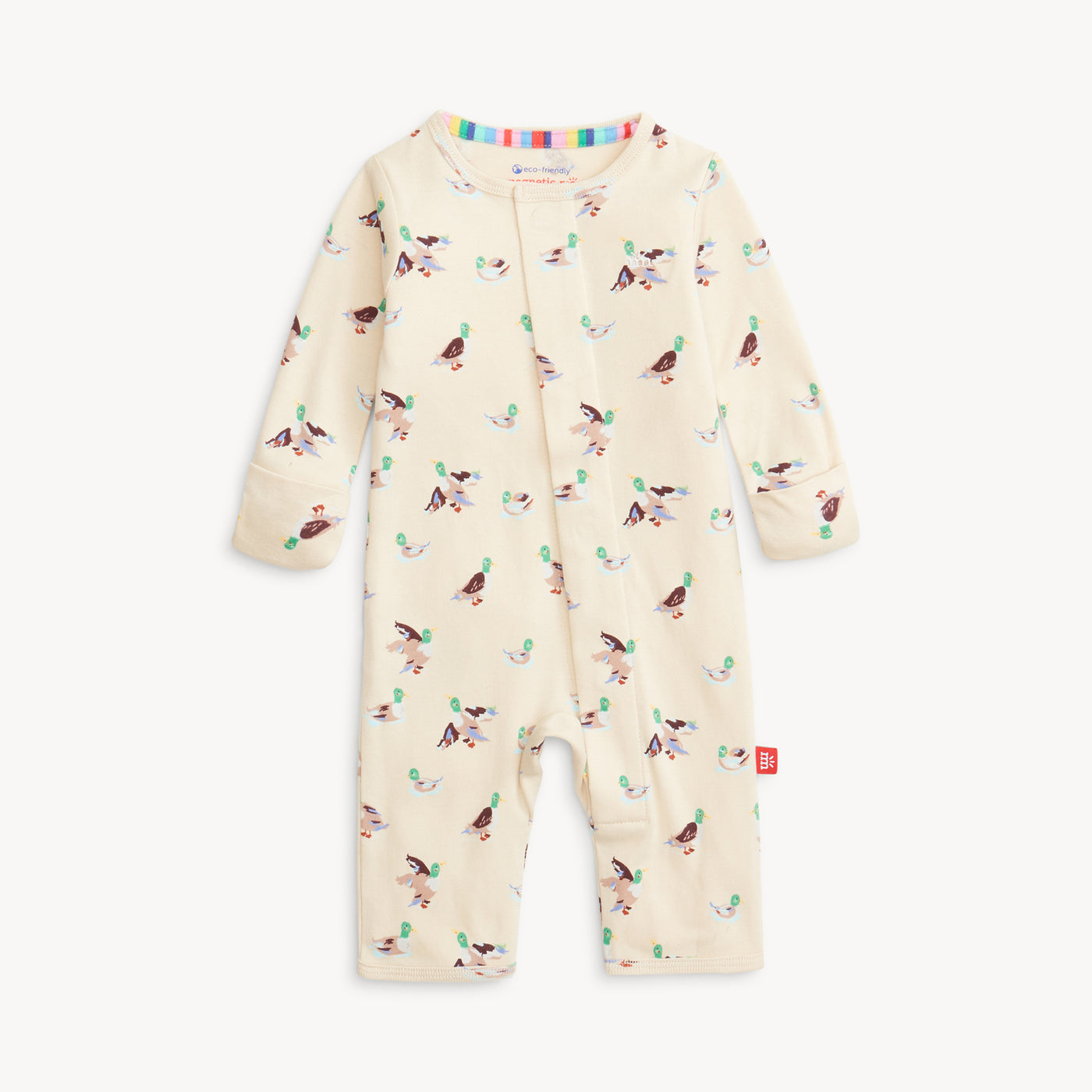 Quack Me Up Organic Cotton Magnetic Coverall