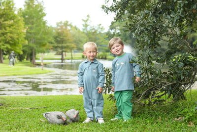 Mallard Embroidery Pants Set