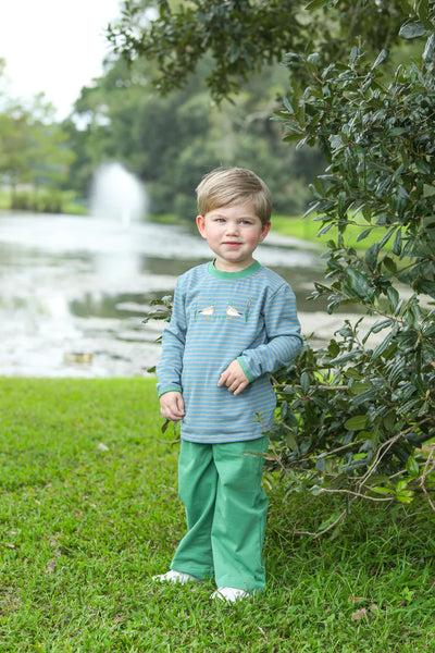 Mallard Embroidery Pants Set