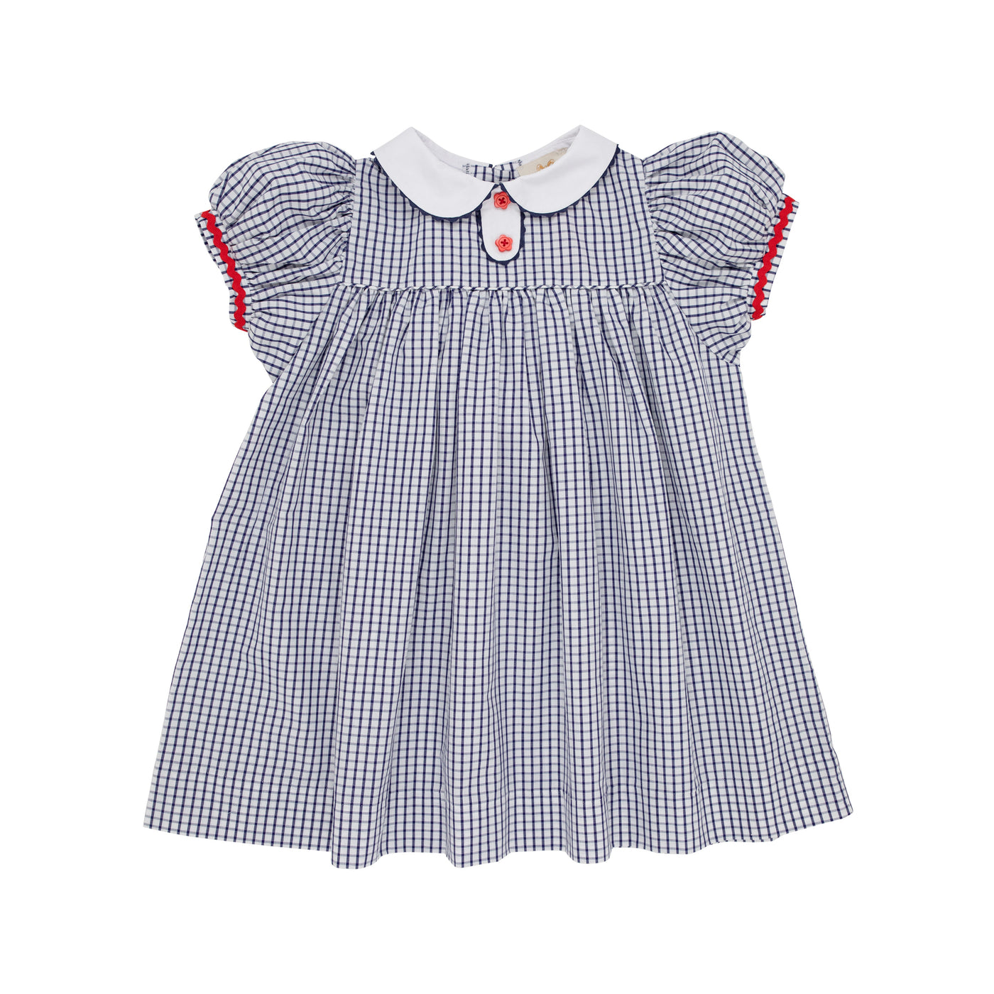 Mary Dal Dress Nantucket Navy Windowpane