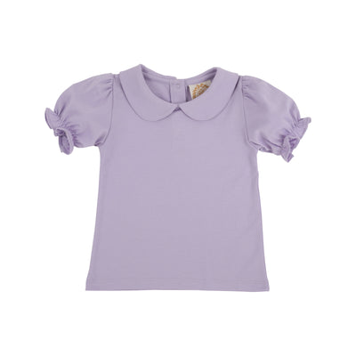 Maude's Peter Pan Collar Shirt & Onesie Lauderdale Lavender SS