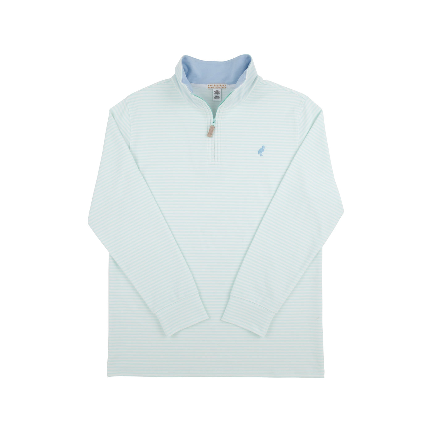 Men's Hayword Half Zip Sea Island Seafoam Stripe