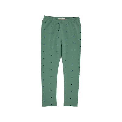 Mitzy Sue Slacks Gallatin Green Microdot