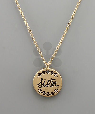 Sister Necklace - 3 Options