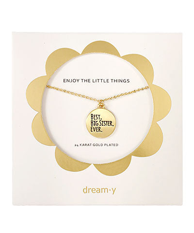 Best Big Sister Necklace