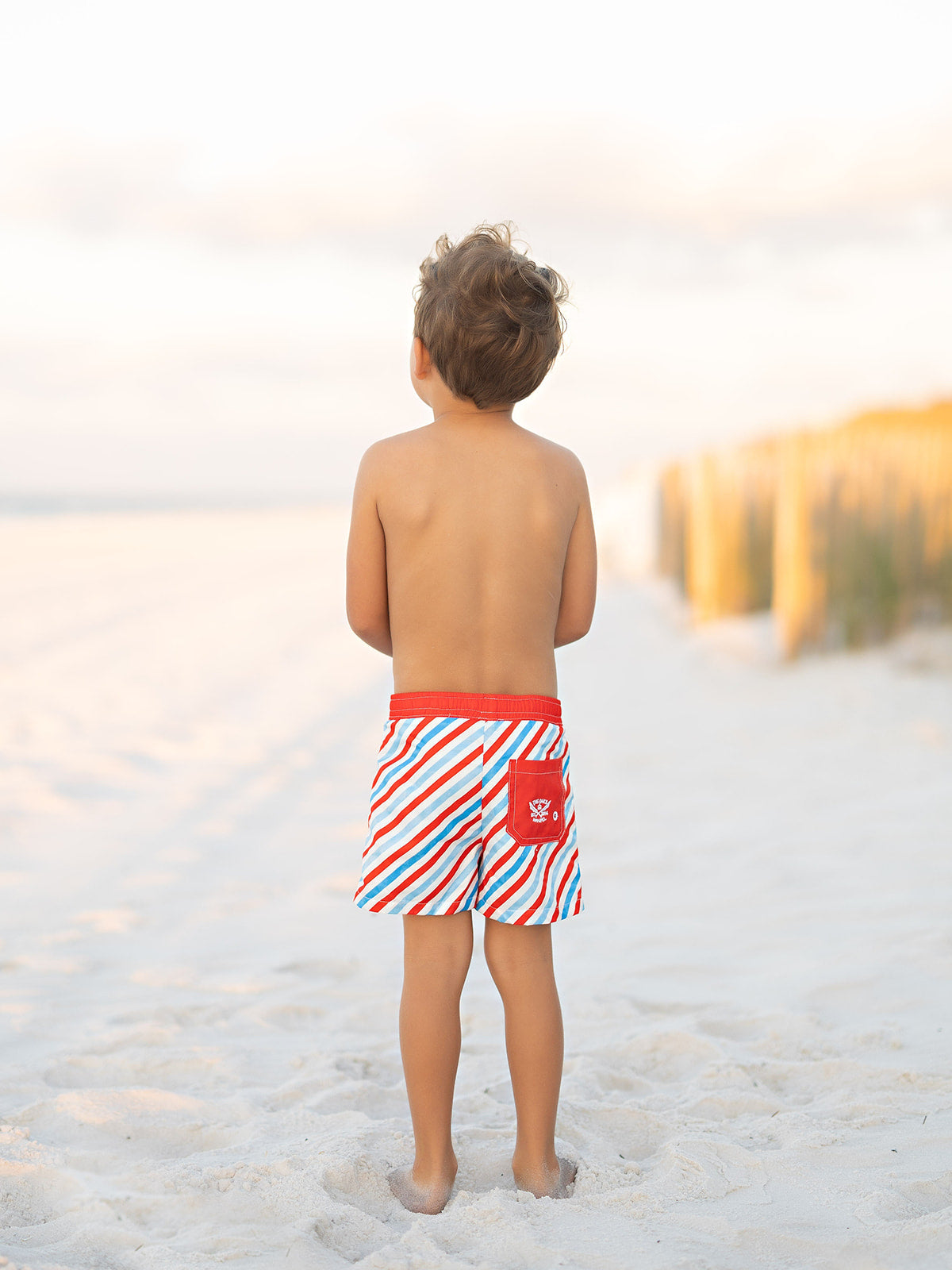 RWB Stripes Boys Trunks