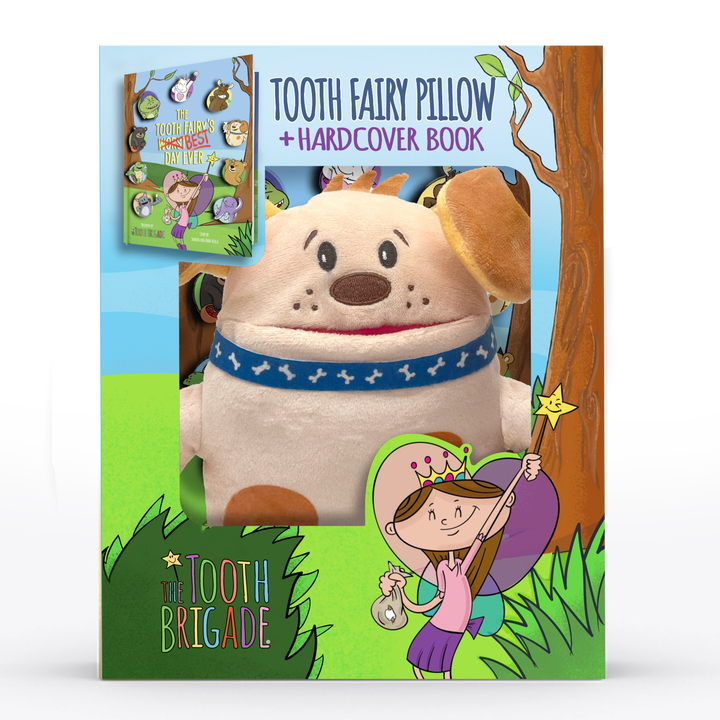 Obi Dog Tooth Fairy Pillow & Tooth Fairy Book Gift Set