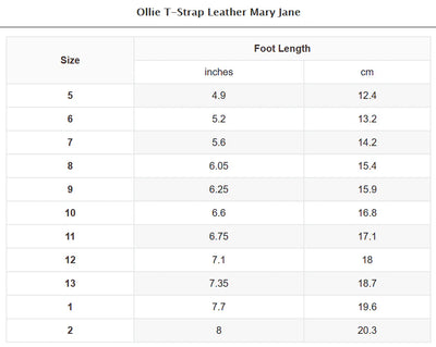Ollie T Strap Leather Mary Jane Mustard