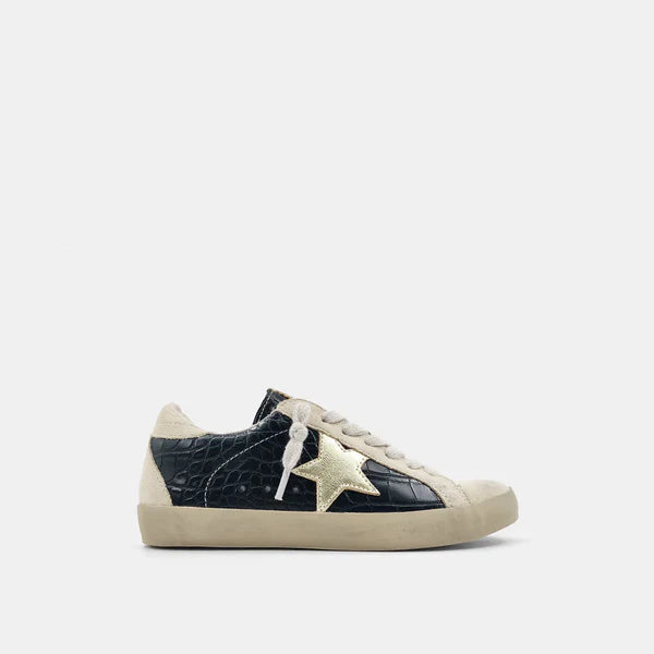 Paula Kids Black Croco