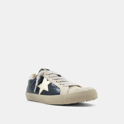Paula Kids Black Croco