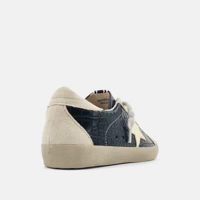 Paula Kids Black Croco