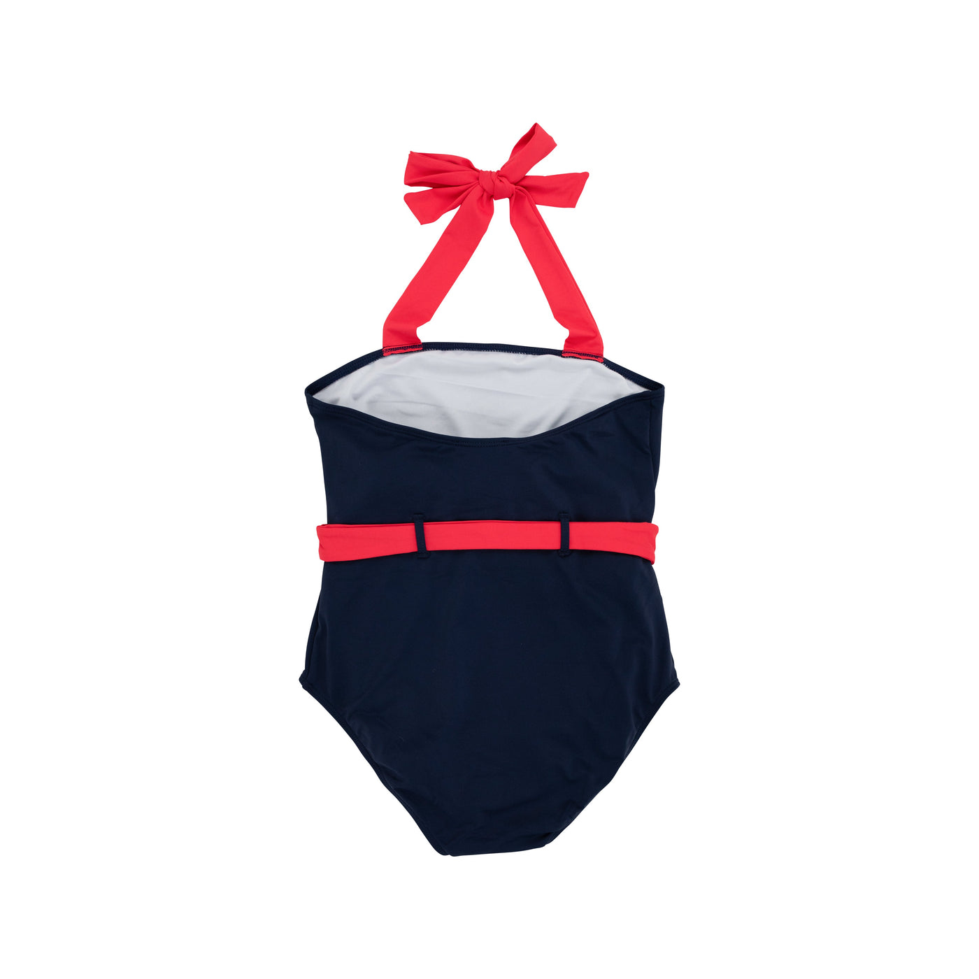 Palm Beach Bathing Suit Nan Navy Rich Red