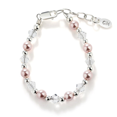 Payton Sterling Silver Pink Pearl Bracelet