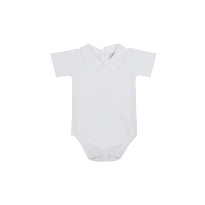 Boys Peter Pan Collar SS Shirt & Onesie Pima WAW