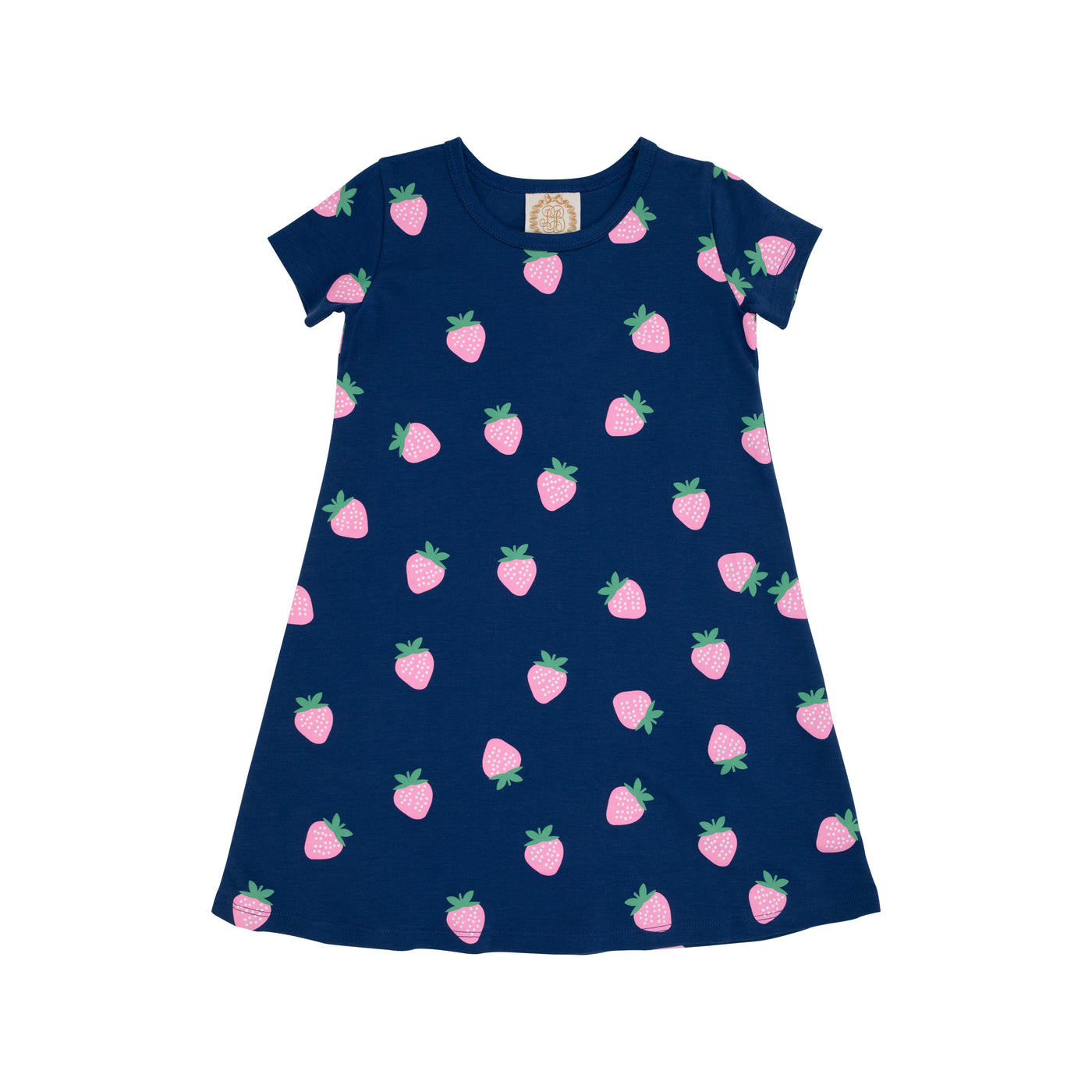 Polly Play Dress SS Sanibel Strawberry Navy