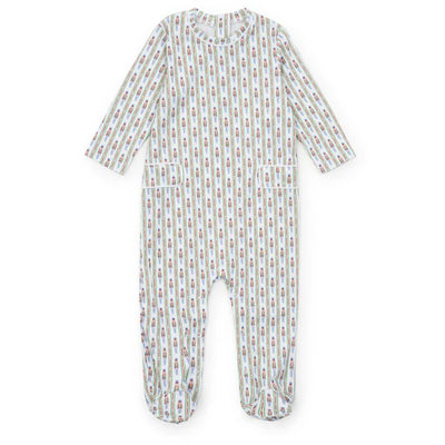 Preston Boys' Romper Nutcracker Stripe