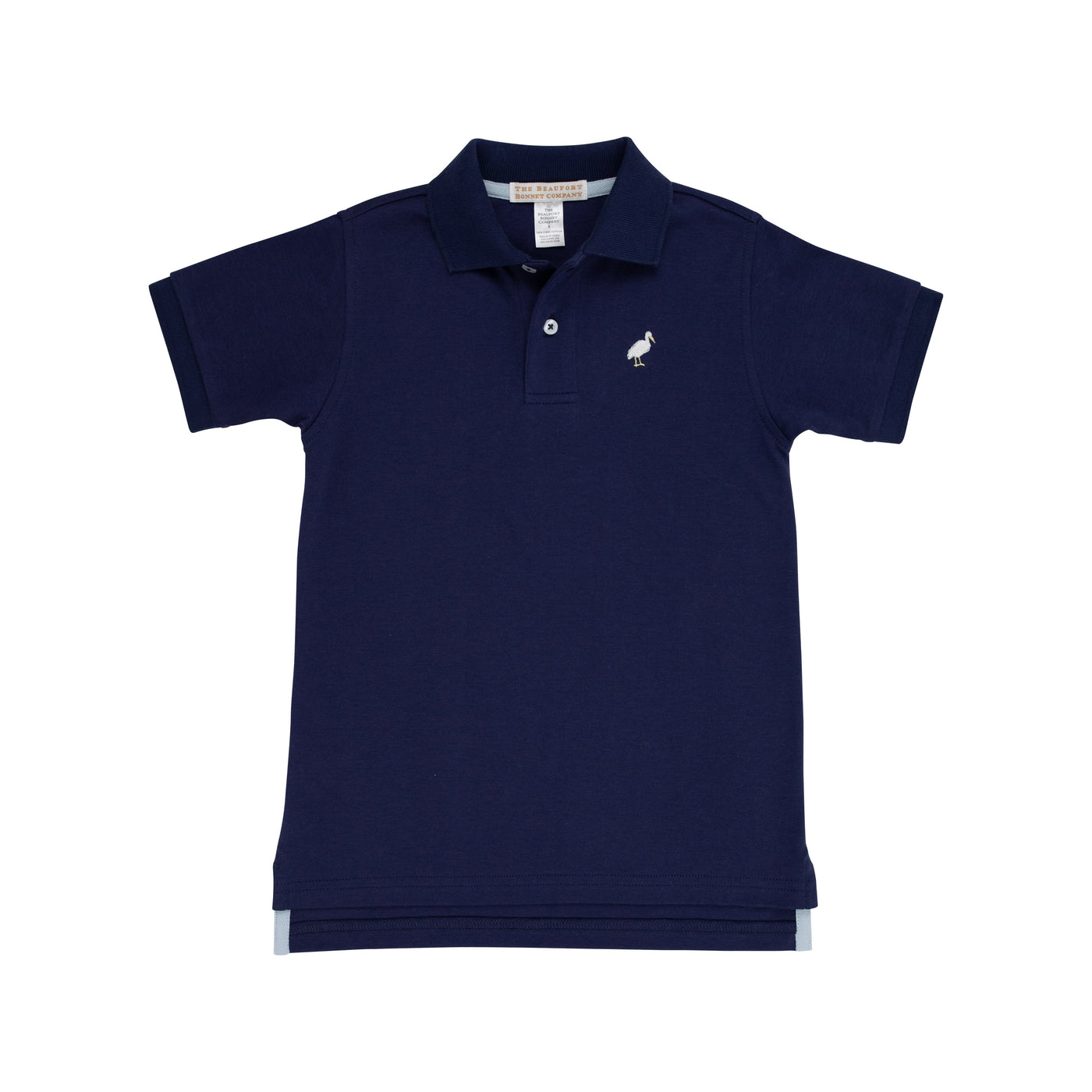 Prim and Proper Polo Nantucket Navy with Multi Stork