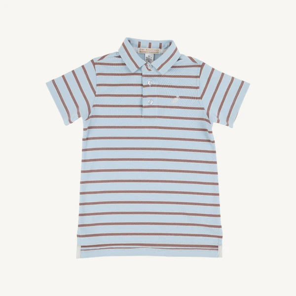 Prim & Proper Polo Buck Blue Palmetto Pearl