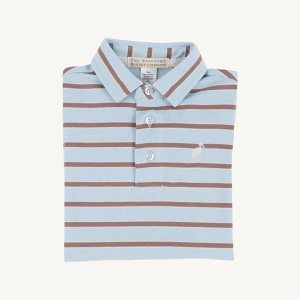 Prim & Proper Polo Buck Blue Palmetto Pearl