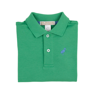 Prim Proper Polo Kiawah Kelly Green Barbados Blue