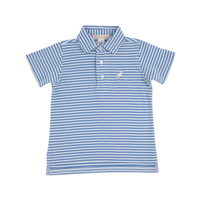 Prim and Proper Polo Barbados Blue Stripe