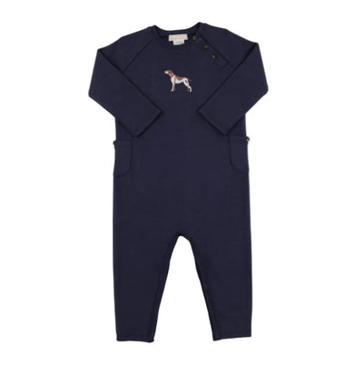 Rayburn Romper Pima Nantucket Navy, Dog