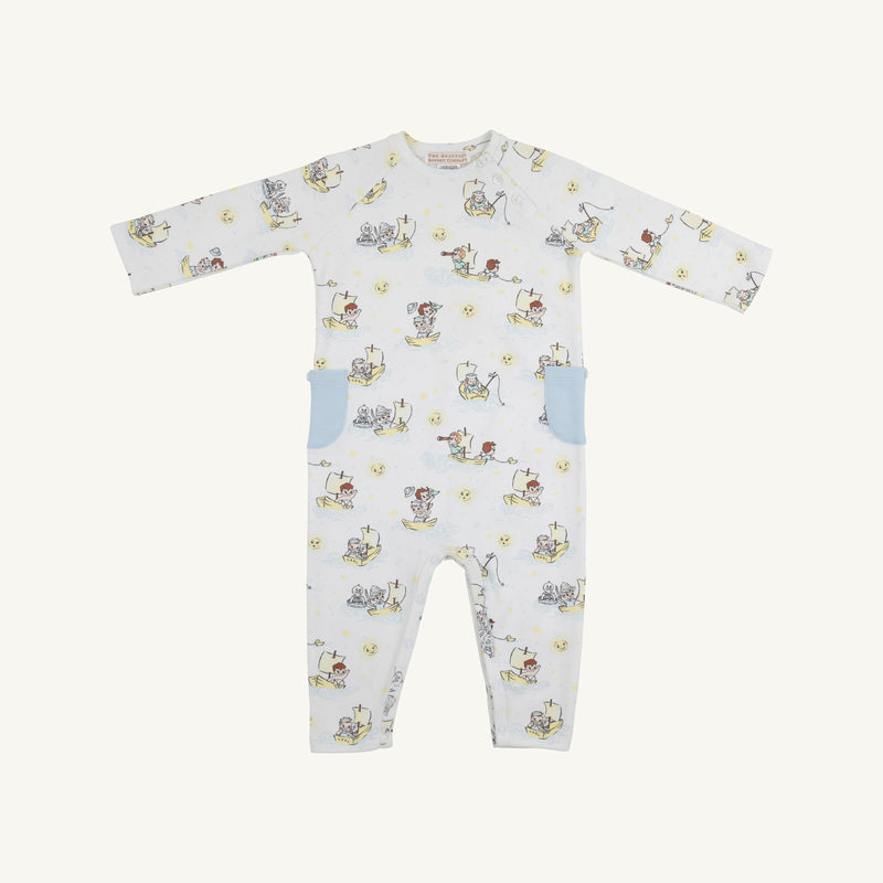 Rayburn Romper SS Beaufort Buckhead Blue