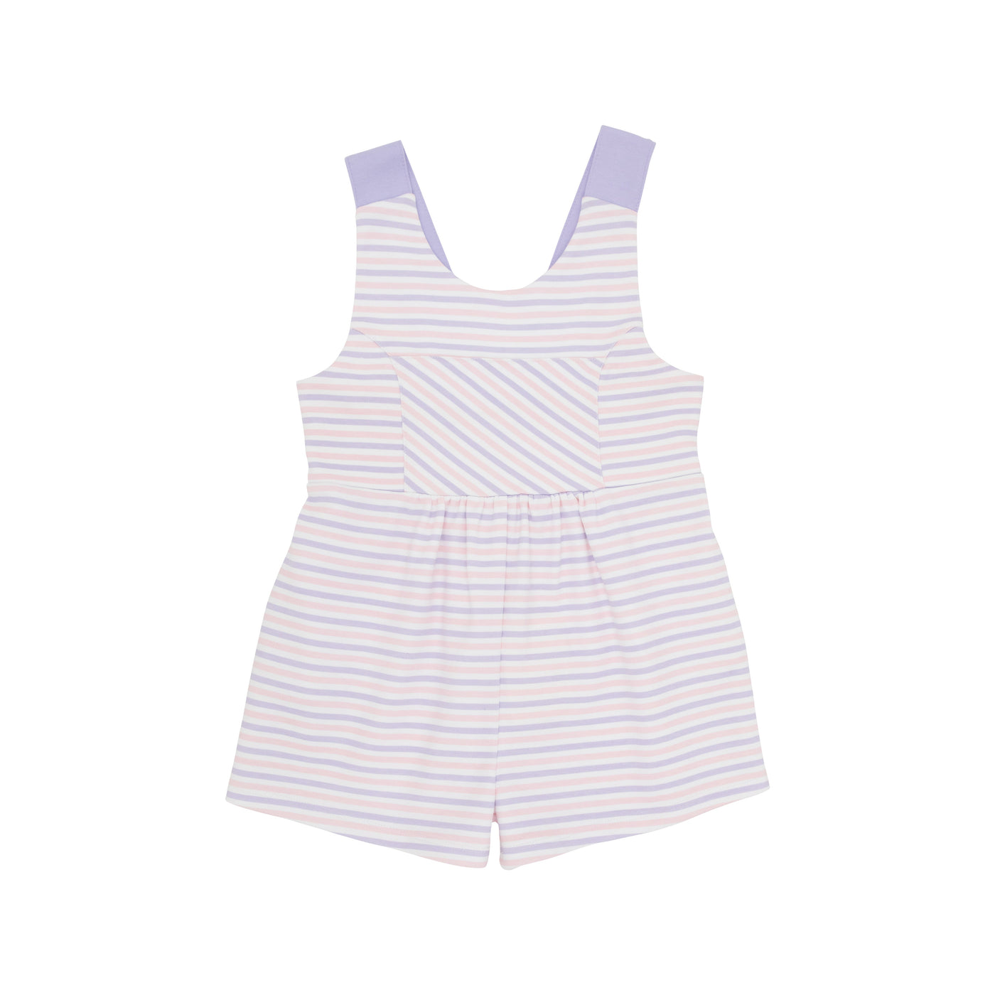 Reagan Romper Lauderdale Lav Palm BP Stripe