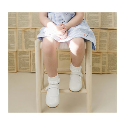 Renata Special Occasion Flat Patent Ivory