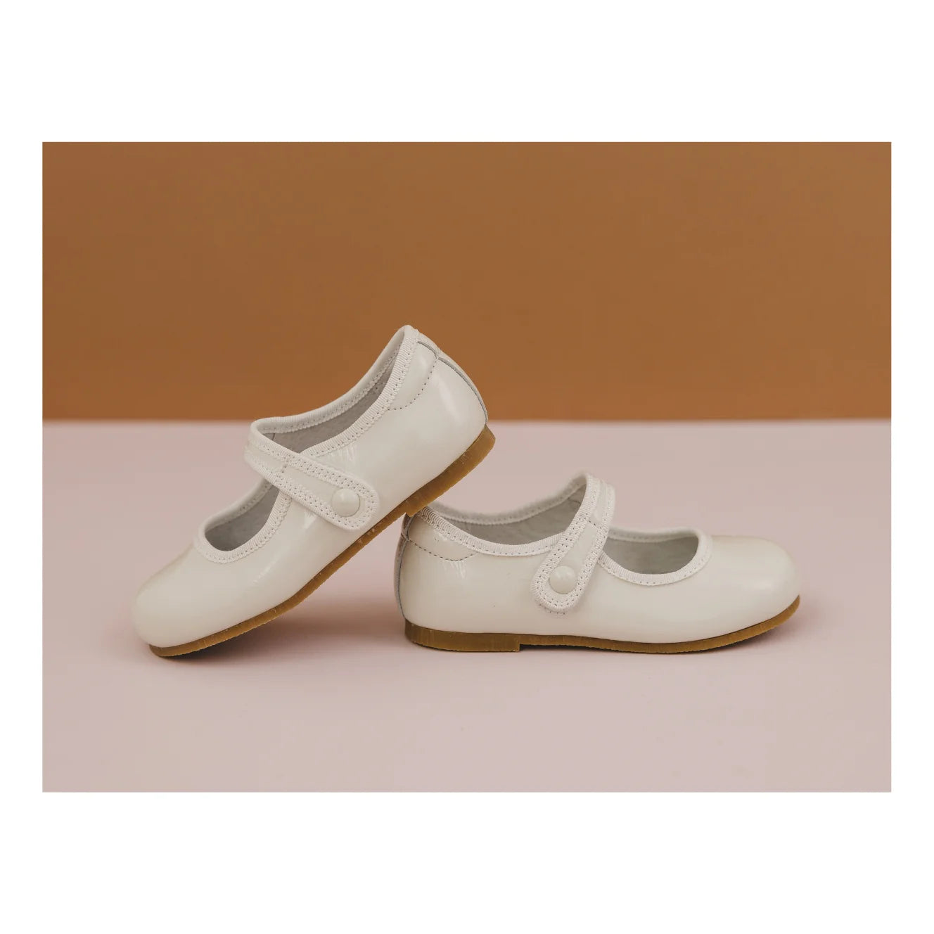 Renata Special Occasion Flat Patent Ivory