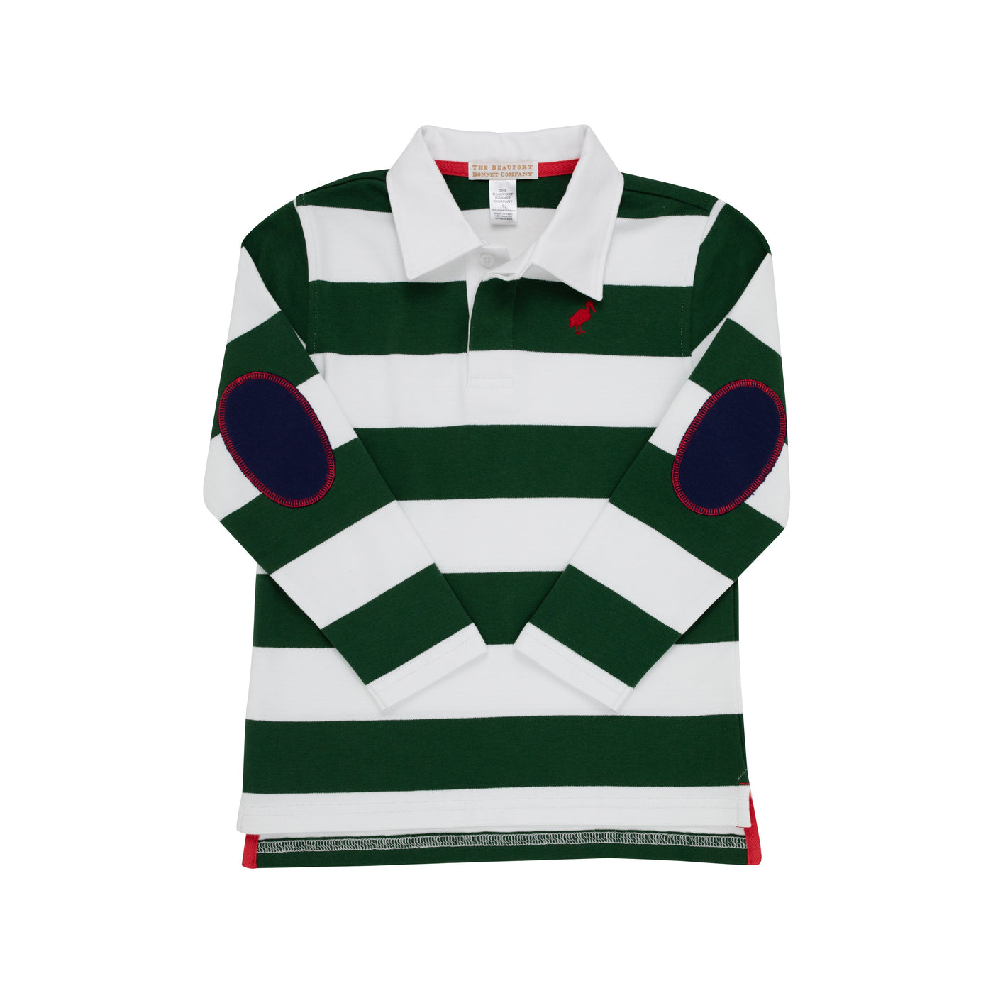 Rollins Rugby Shirt Grier Green Rugby Stripe RR Stork