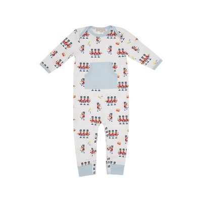 Rowdy Rugby Romper Oxford Street Soldier Buck Blue