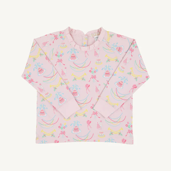 Cassidy Comfy Crewneck Ruffle Golden Birthday