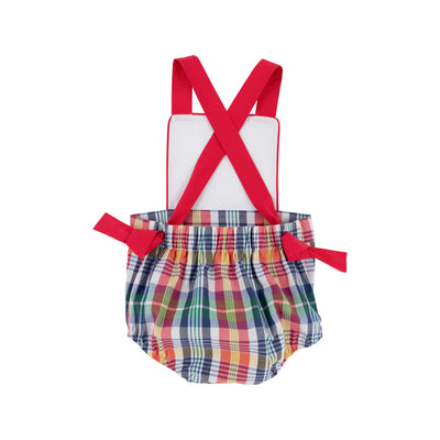 Sayre Sunsuit Montpelier Plaid WAW Rich Red