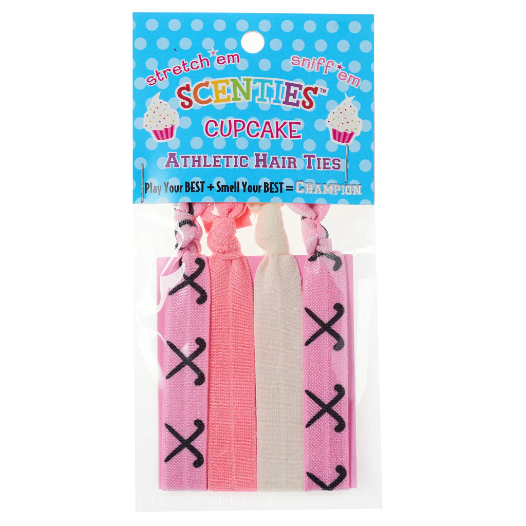 Field Hockey Athletic Hair Ties - Cupcake Scented