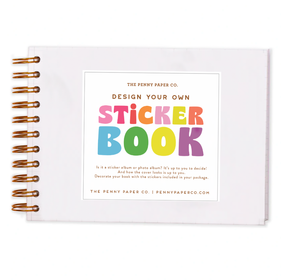 Sticker Book Blank – The Sugarplum Tree