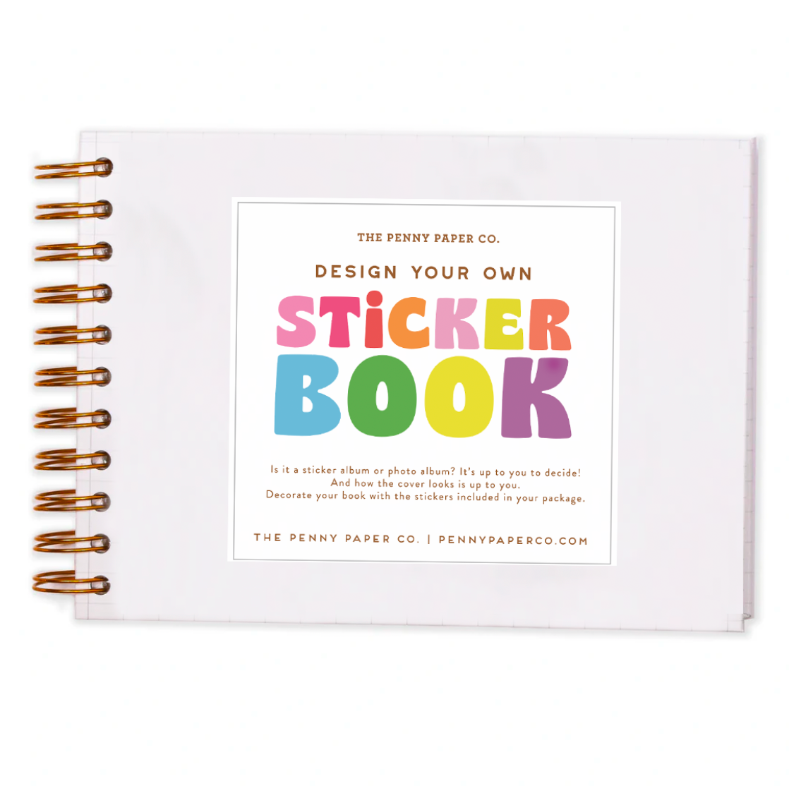 Sticker Book Blank