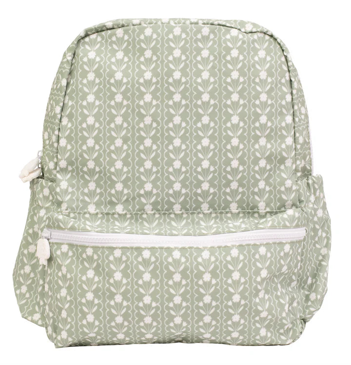 The Backpack Large Sage Floral