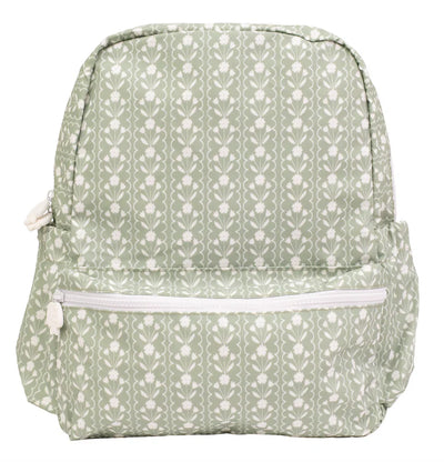 The Backpack Large Sage Floral